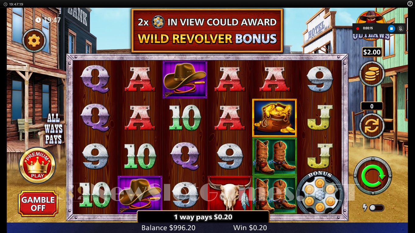Wild Outlaws Slot Slot Image in Demo - pic. 3