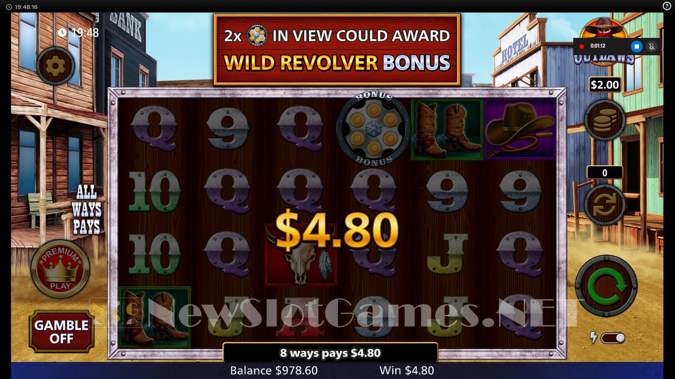 Wild Outlaws Slot Slot Image in Demo - pic. 5