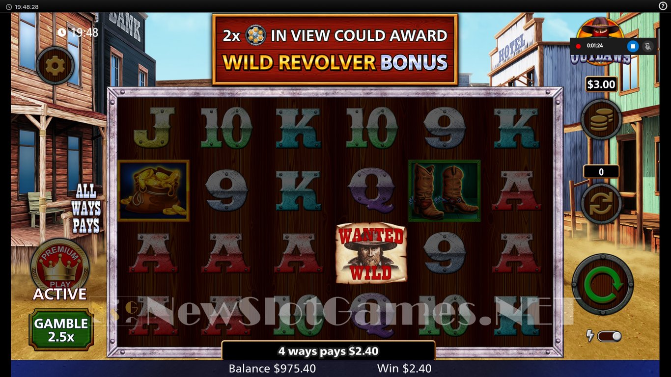 Wild Outlaws Slot Slot Image in Demo - pic. 6