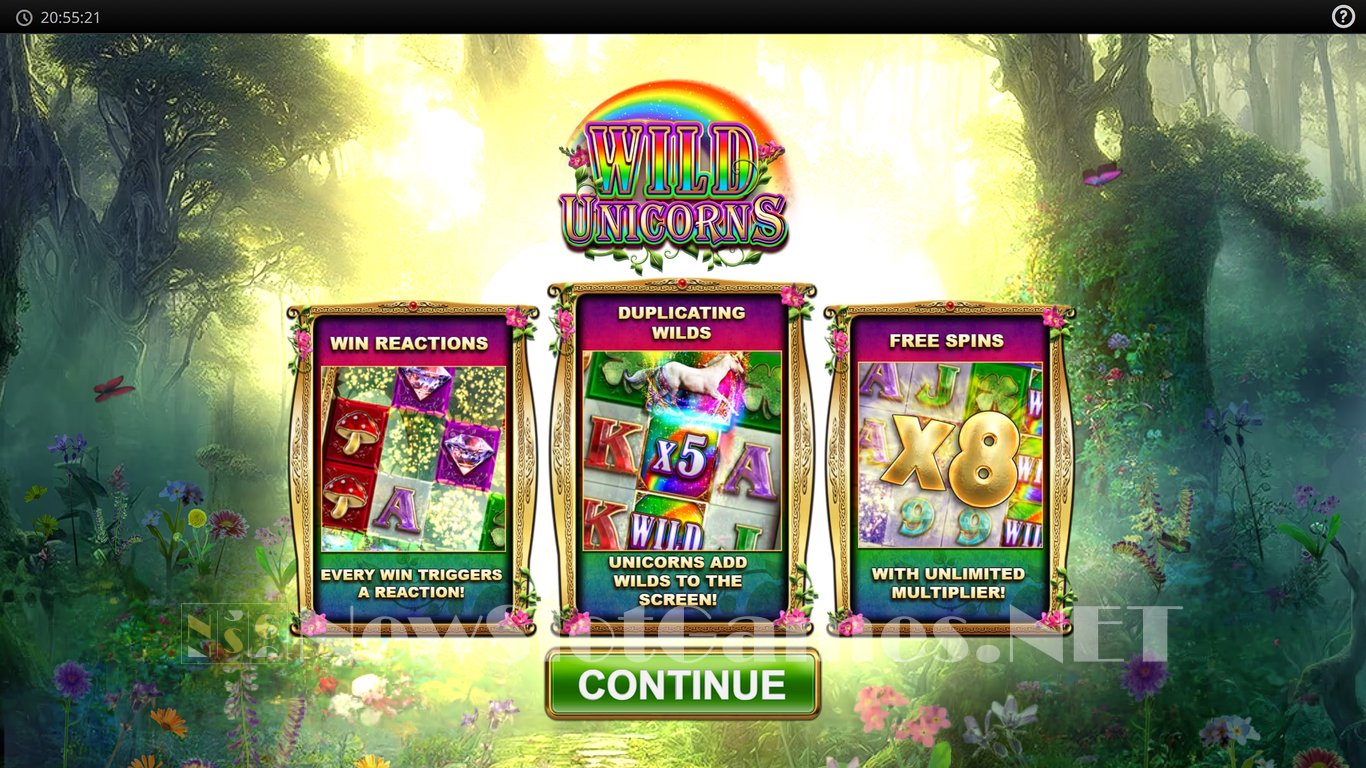 Wild Unicorns Slot Demo Image