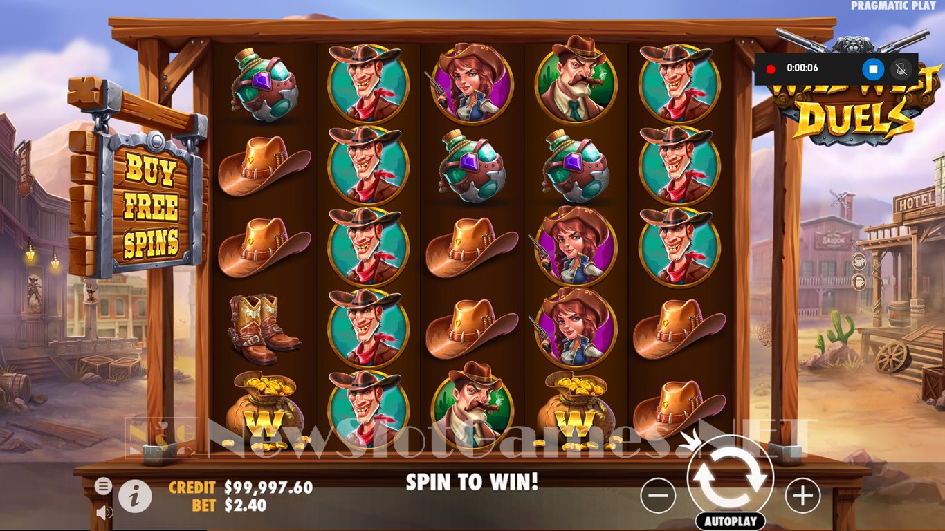 Wild West Duels Slot Demo Image