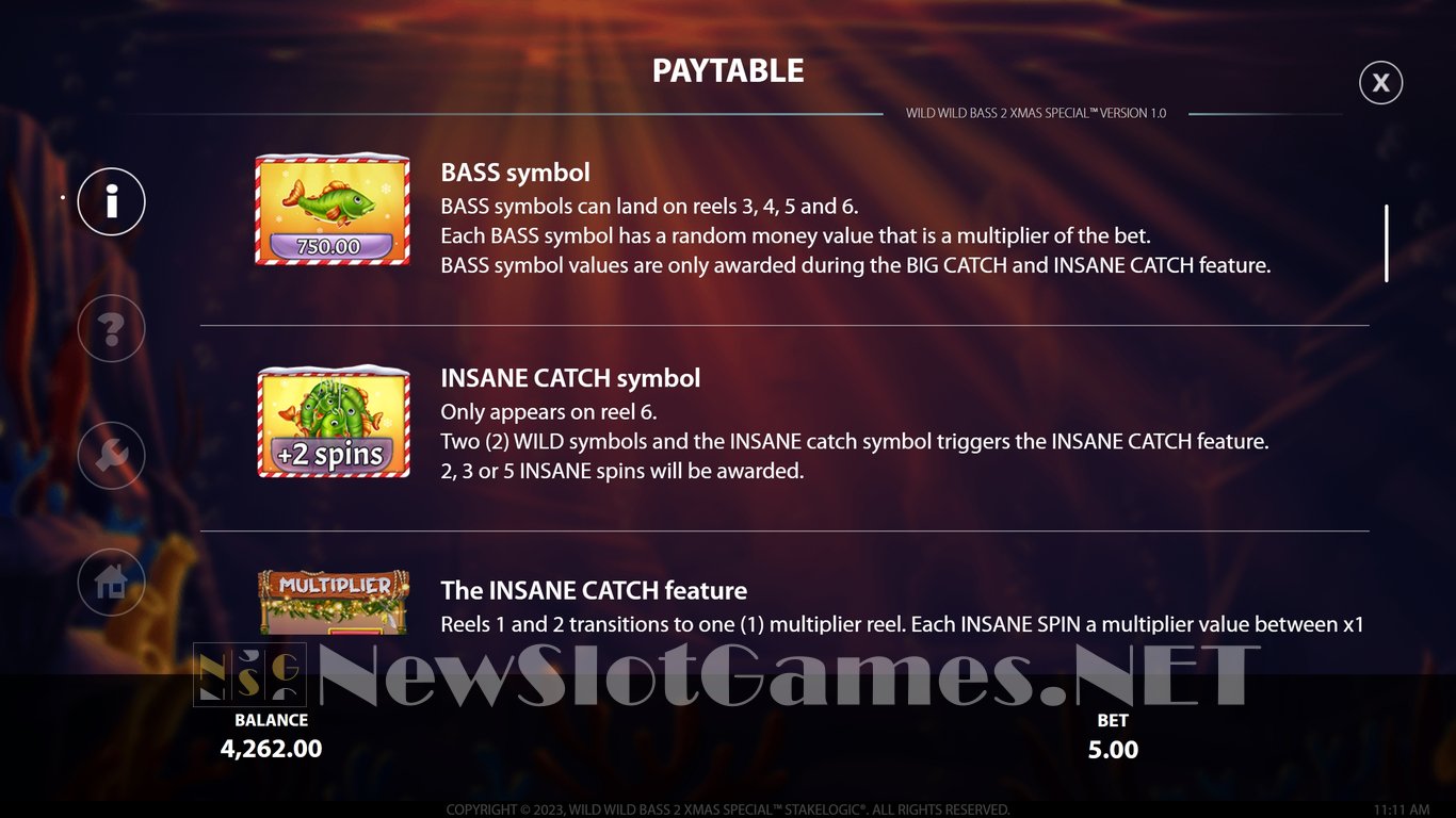 Wild Wild Bass 2 X-Mas Special Slot Slot Image in Demo - pic. 13