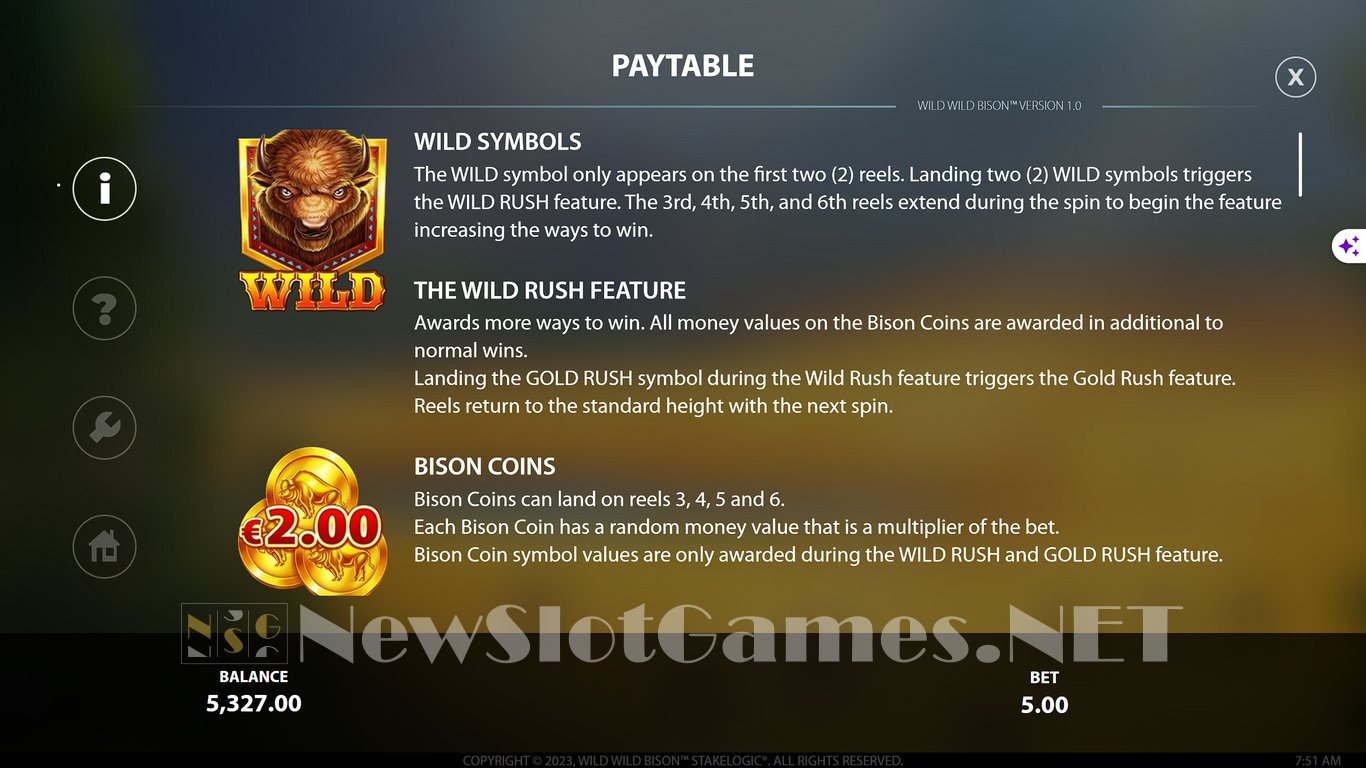 Wild Wild Bison Slot Slot Image in Demo - pic. 11