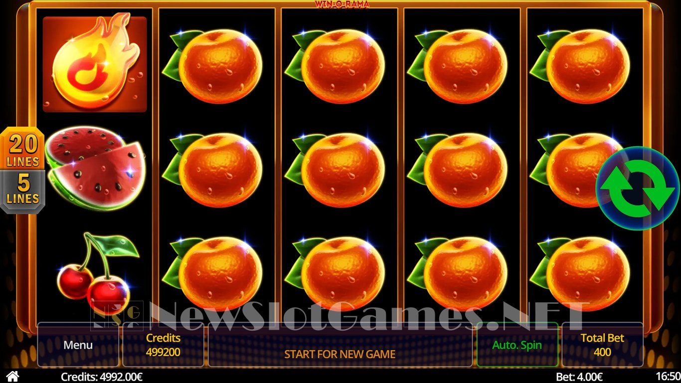 Win-O-Rama Slot Demo Image