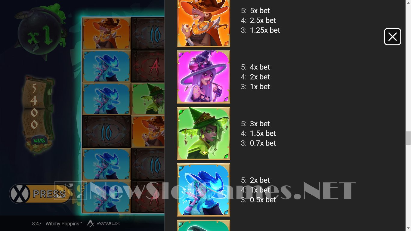Witchy Poppins Slot Slot Image in Demo - pic. 15