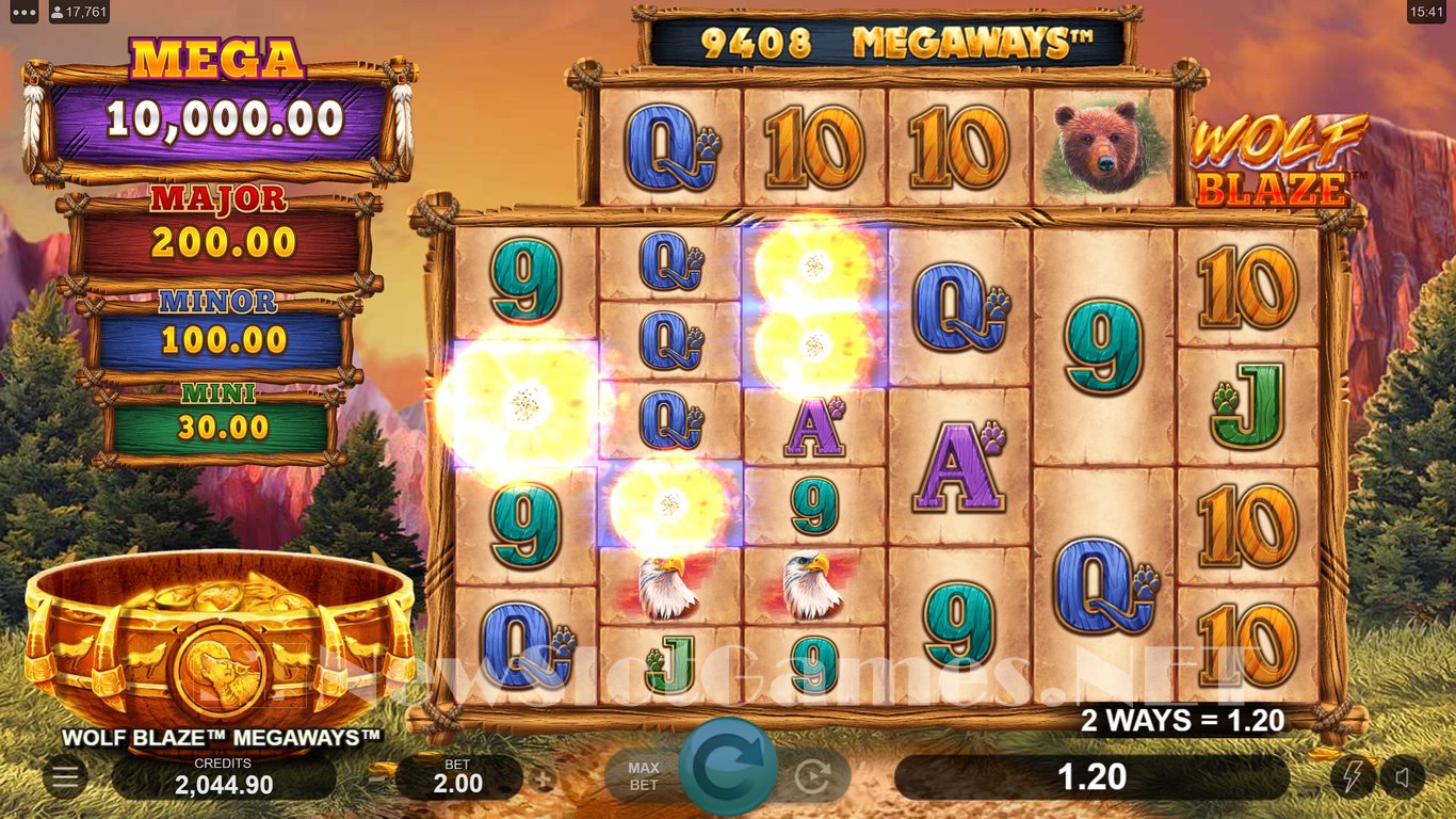 Wolf Blaze Megaways Slot Slot Image in Demo - pic. 2