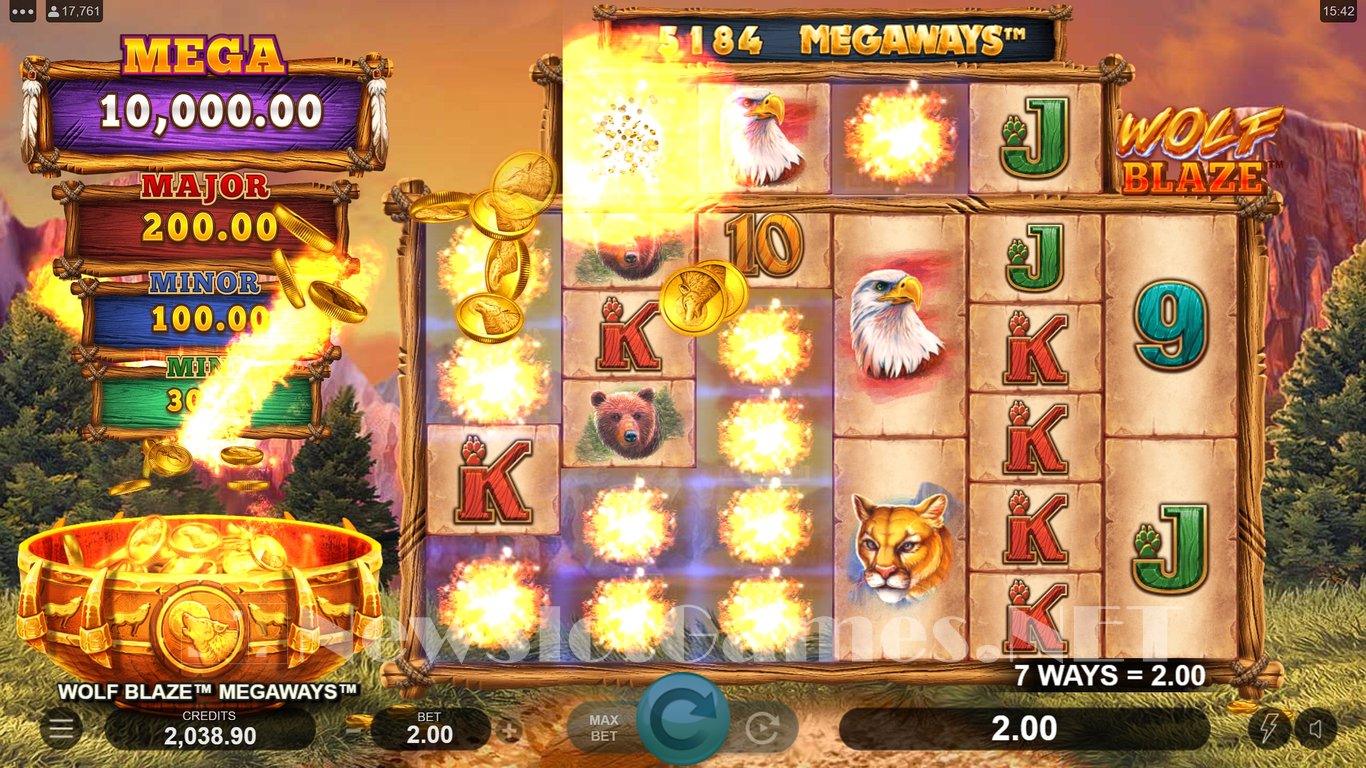 Wolf Blaze Megaways Slot Slot Image in Demo - pic. 9