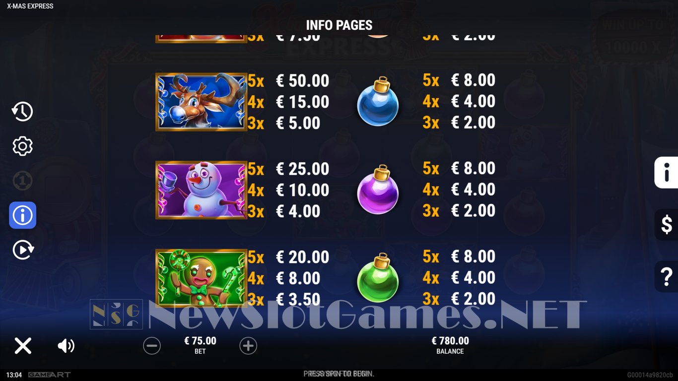 X-mas Express Slot Slot Image in Demo - pic. 13