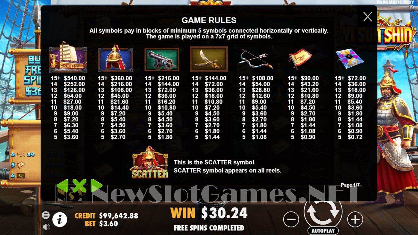 Yi Sun Shin Slot Slot Image in Demo - pic. 12