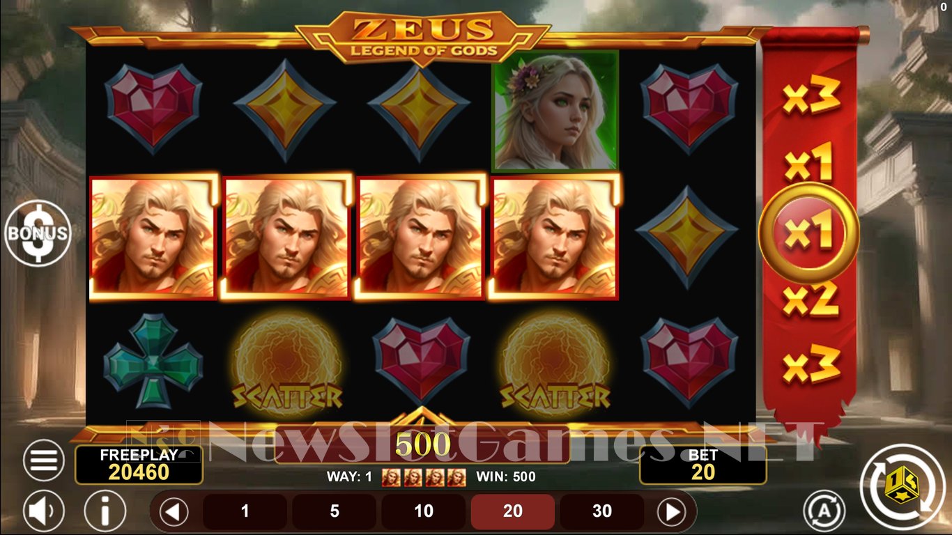 Zeus Legend of Gods Slot Slot Image in Demo - pic. 2