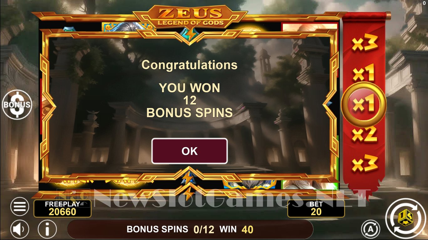 Zeus Legend of Gods Slot Slot Image in Demo - pic. 3