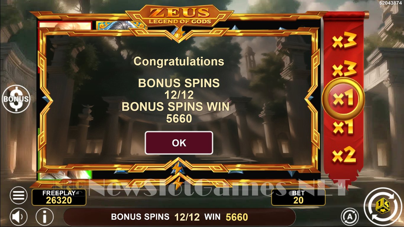 Zeus Legend of Gods Slot Slot Image in Demo - pic. 7