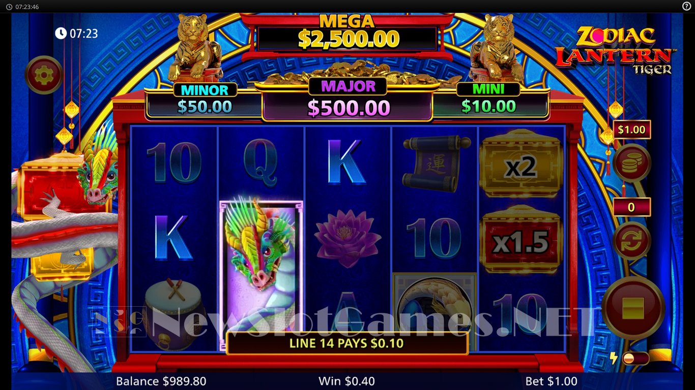 Zodiac Lantern Tiger Slot Slot Image in Demo - pic. 5