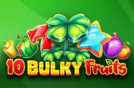 10 Bulky Fruits Slot Logo