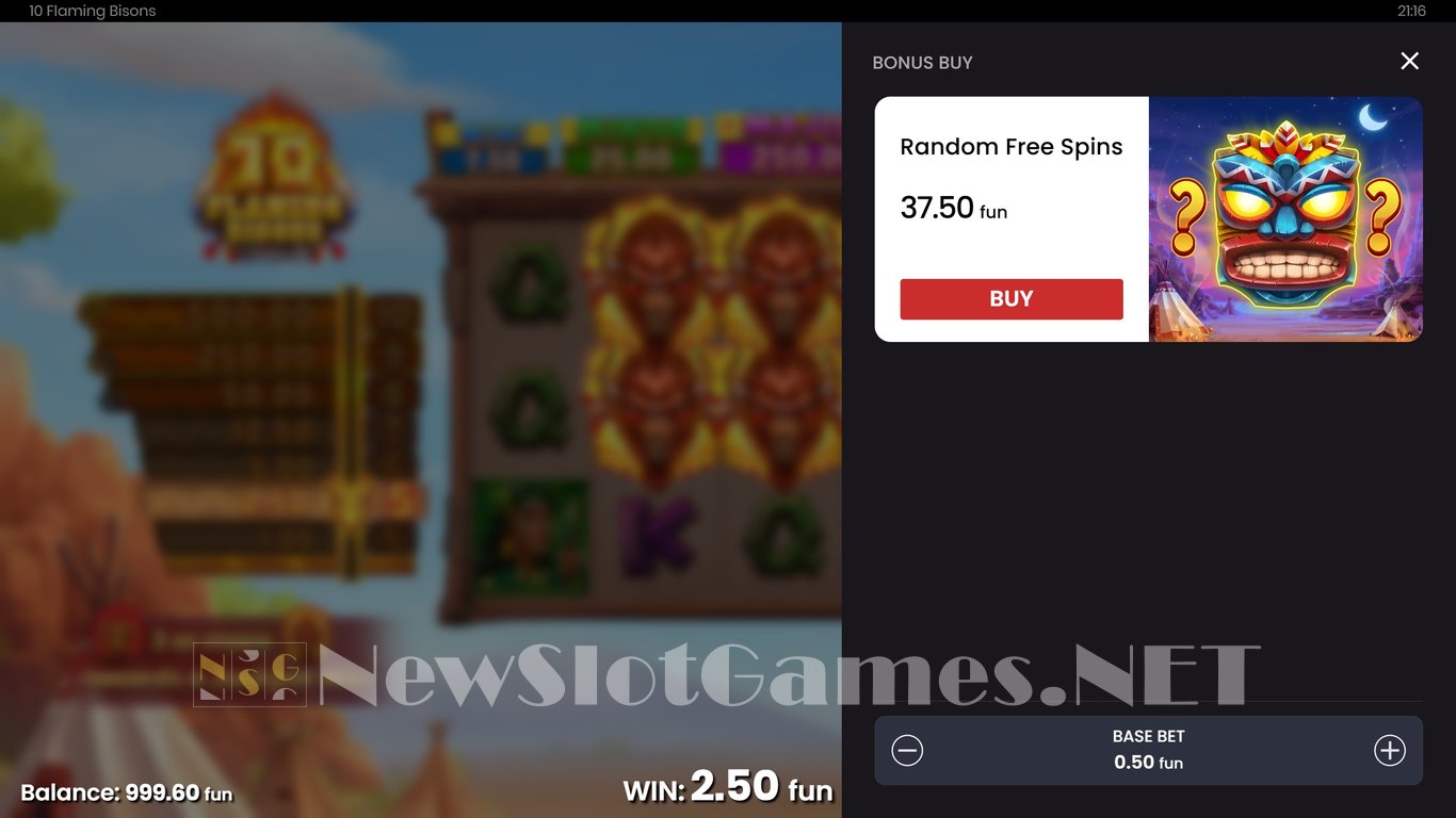 10 Flaming Bisons Slot Slot Image in Demo - pic. 9