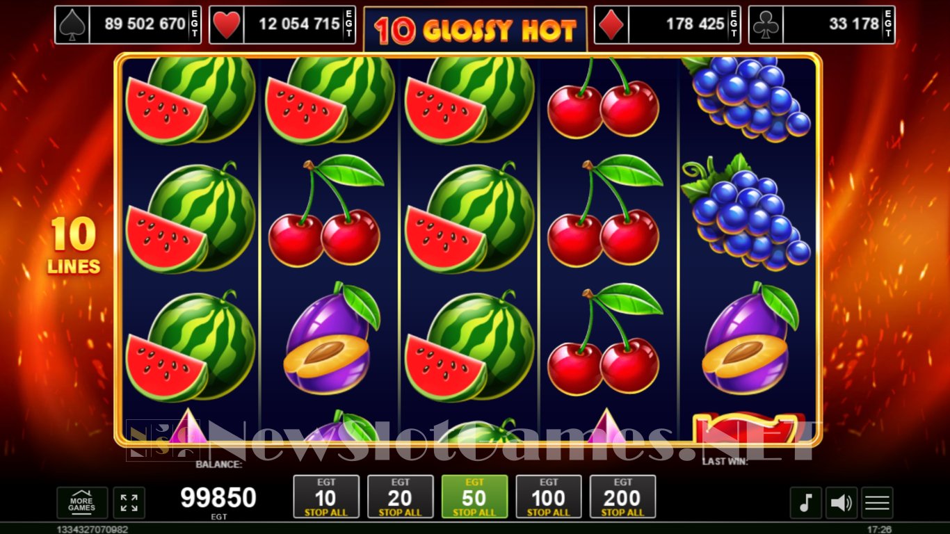 10 Glossy Hot Slot Slot Image in Demo - pic. 2