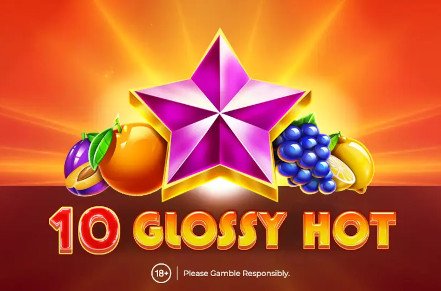 10 Glossy Hot Slot Logo