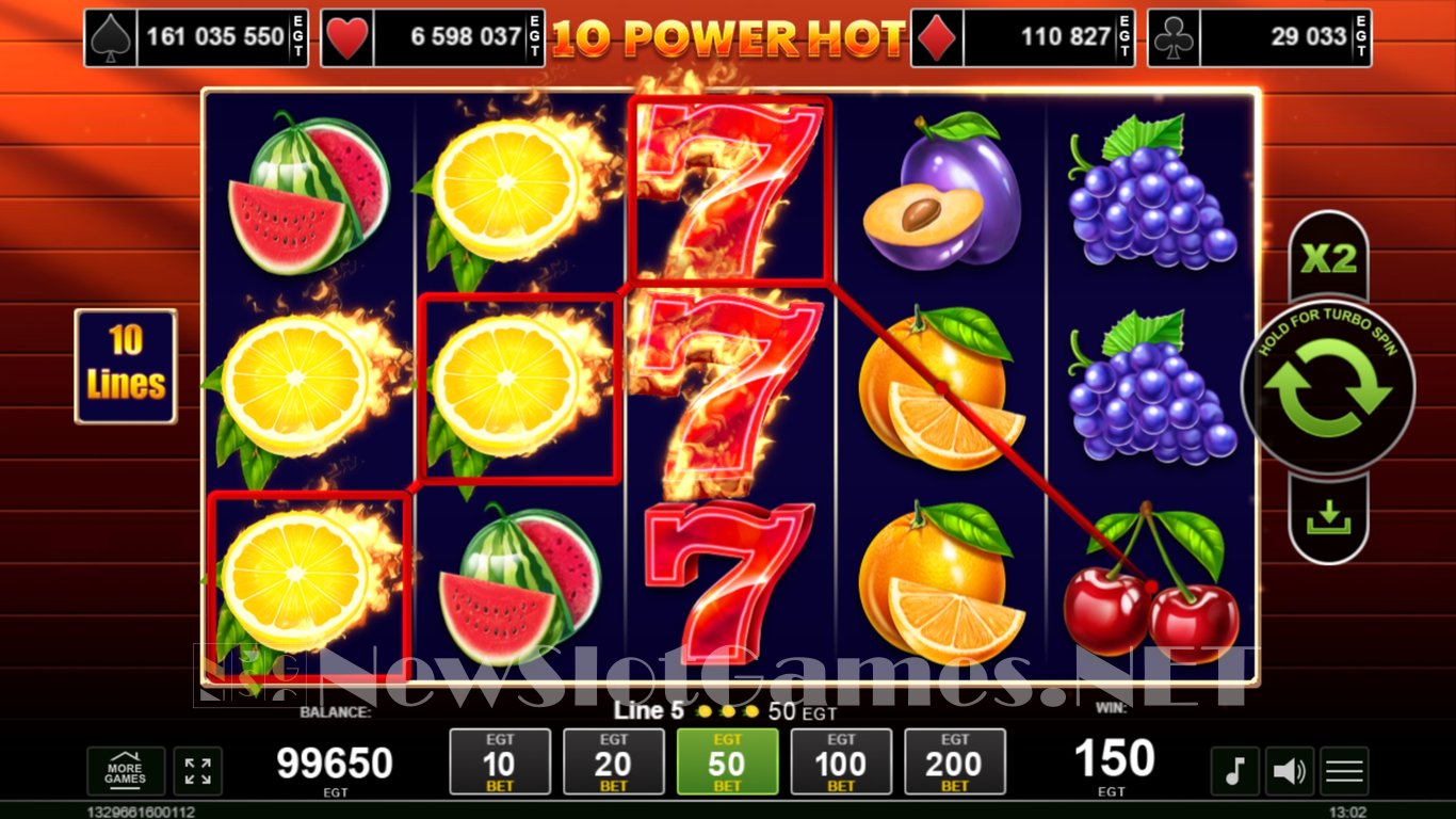 10 Power Hot Slot Slot Image in Demo - pic. 3