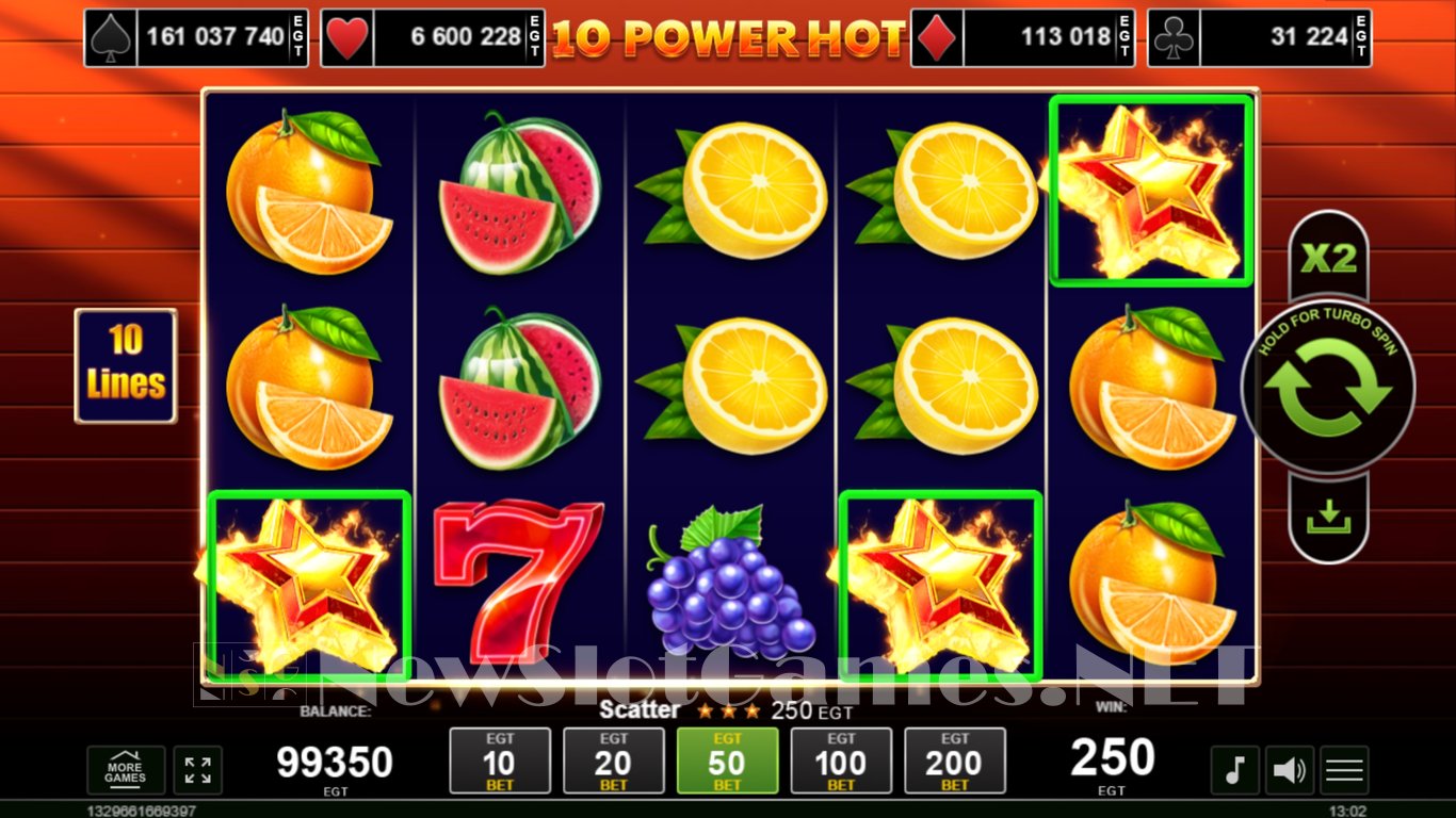 10 Power Hot Slot Slot Image in Demo - pic. 4