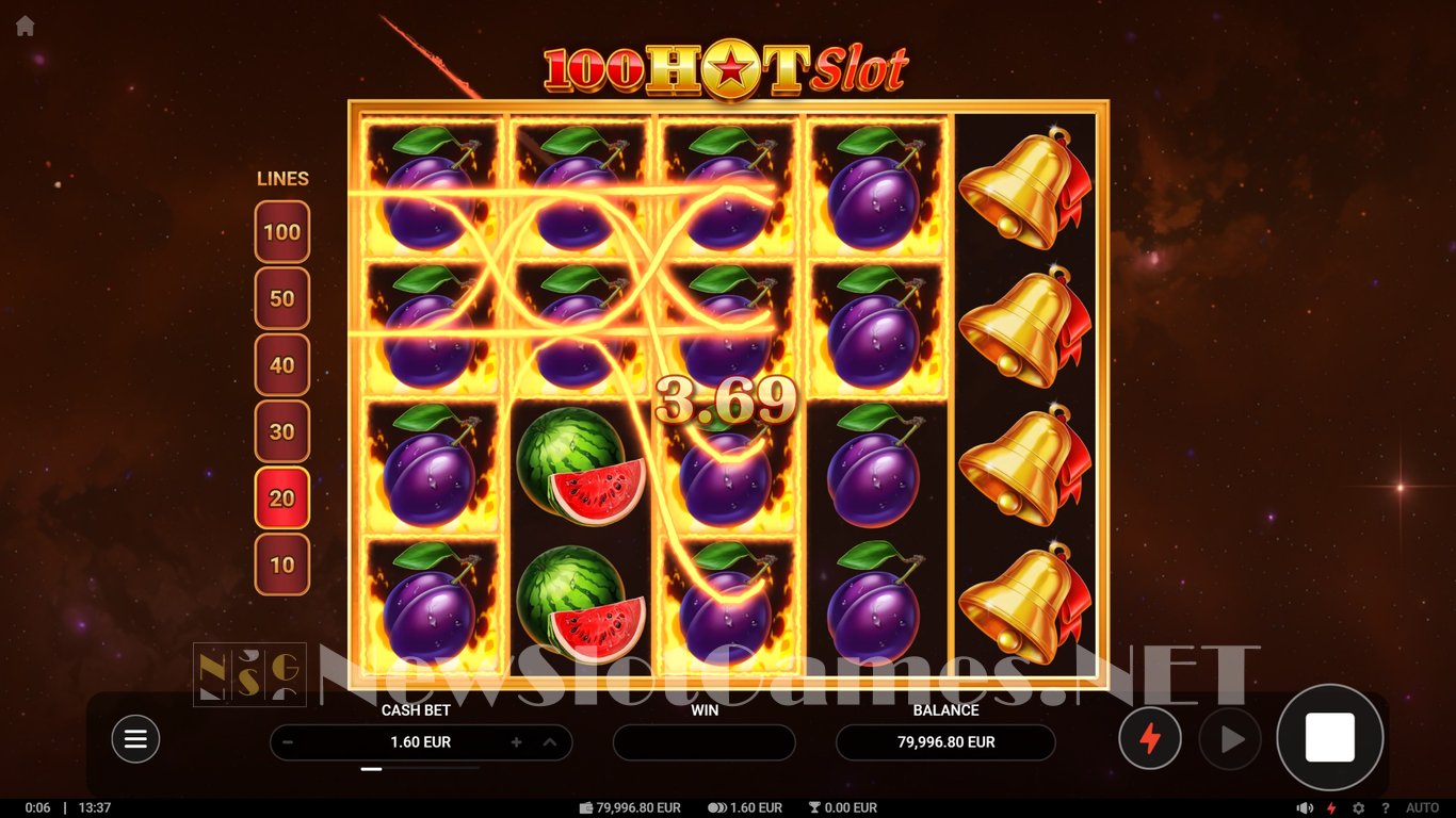 100 Hot Slot Slot Image in Demo - pic. 3