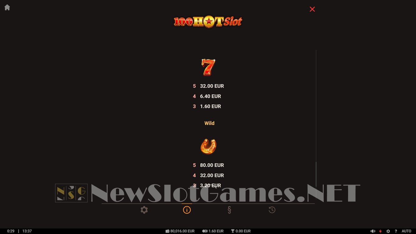 100 Hot Slot Slot Image in Demo - pic. 7