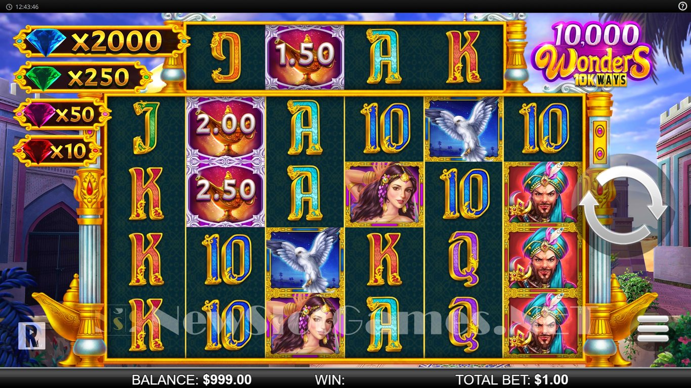 10000 Wonders MultiMax Slot Slot Image in Demo - pic. 2