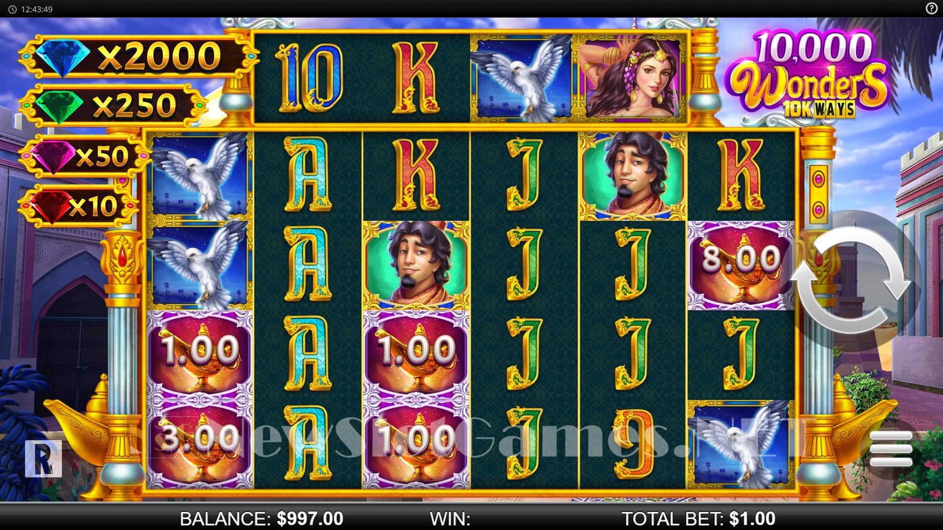 10000 Wonders MultiMax Slot Slot Image in Demo - pic. 4