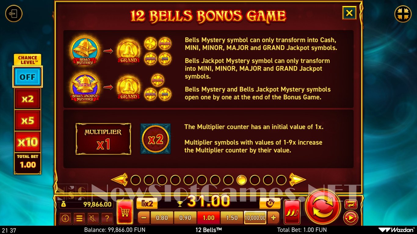 12 Bells Slot Slot Image in Demo - pic. 12
