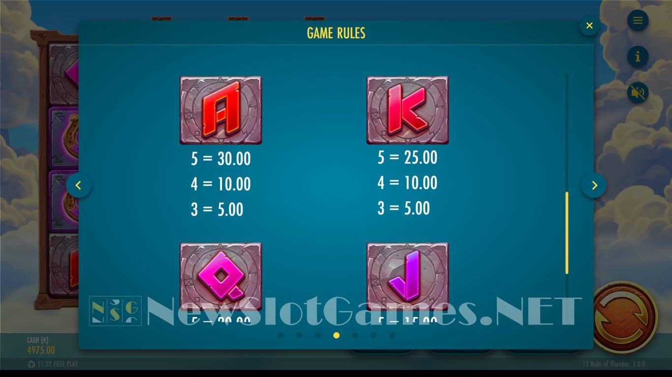 12 Bolts of Thunder Slot Slot Image in Demo - pic. 8