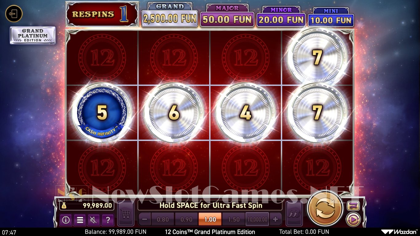 12 Coins Grand Platinum Edition Slot Review & Demo by Wazdan - Play ...