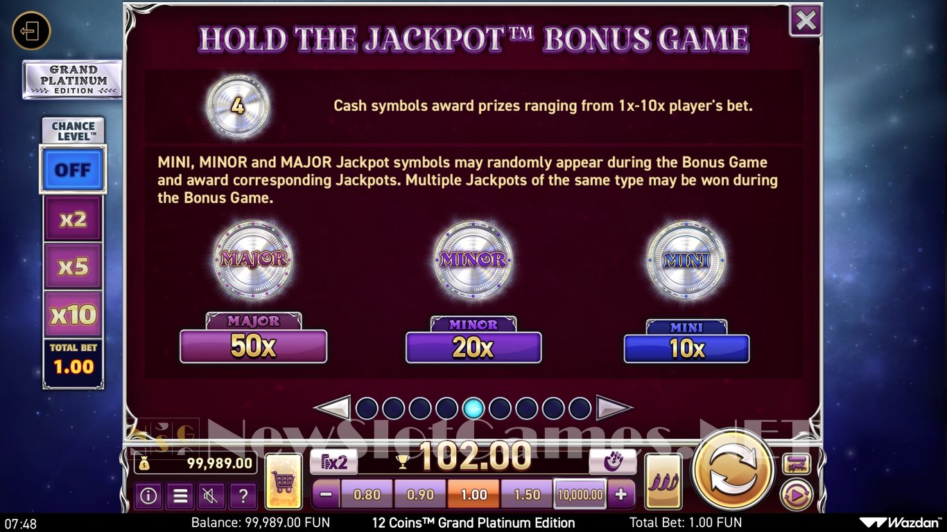 12 Coins Grand Platinum Edition Slot Slot Image in Demo - pic. 9