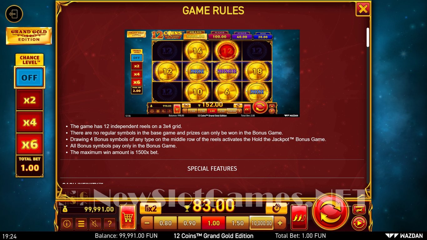 15 Coins™ Grand Gold Edition Slot Slot Image in Demo - pic. 8