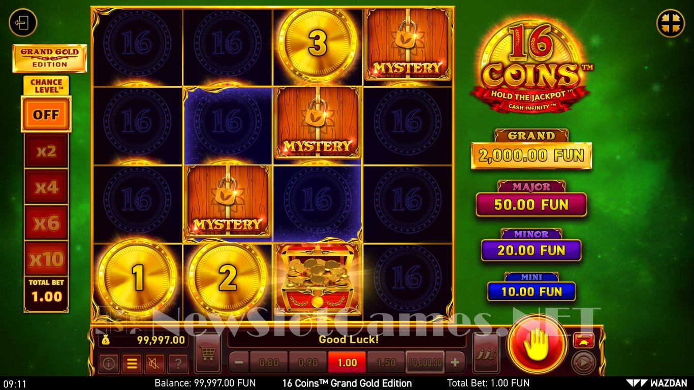 16 Coins Grand Gold Edition Slot Slot Image in Demo - pic. 2