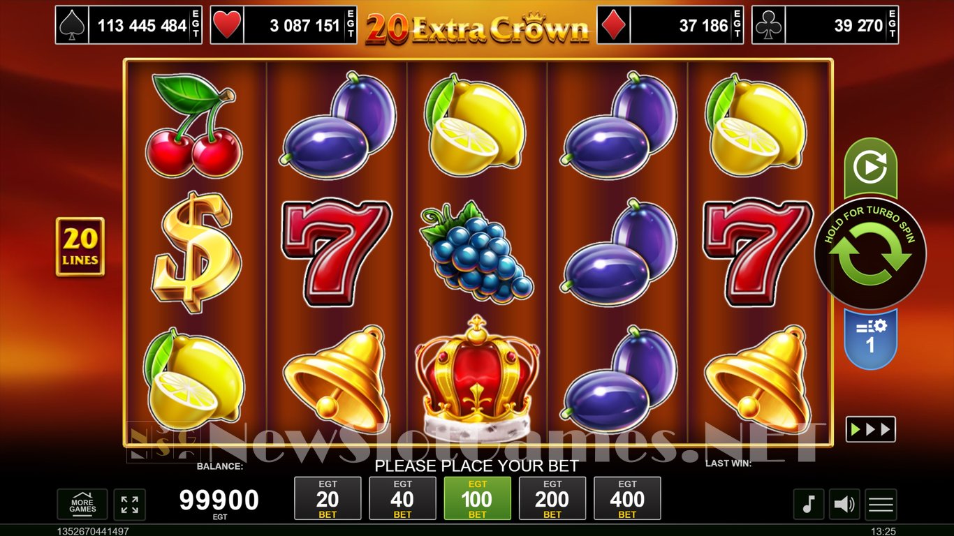 20 Extra Crown Slot Demo Image