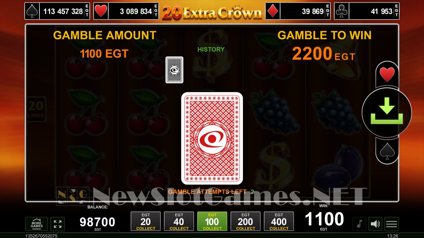 20 Extra Crown Slot Slot Image in Demo - pic. 6