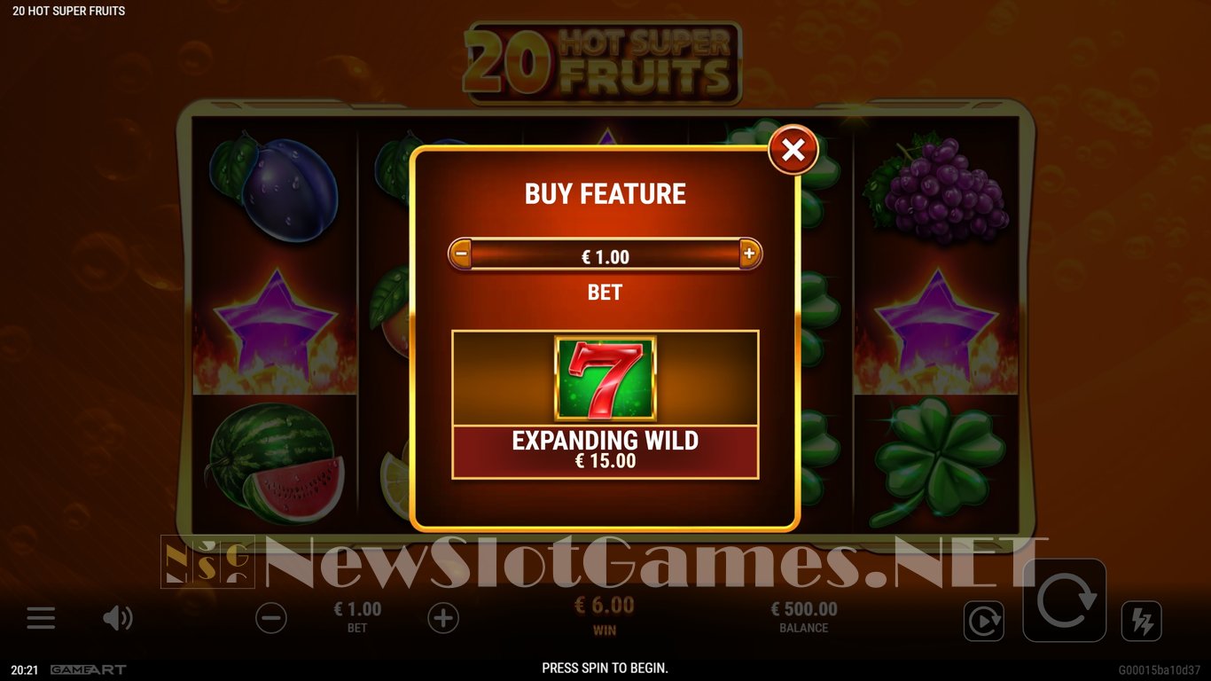 20 Hot Super Fruits Slot Slot Image in Demo - pic. 8