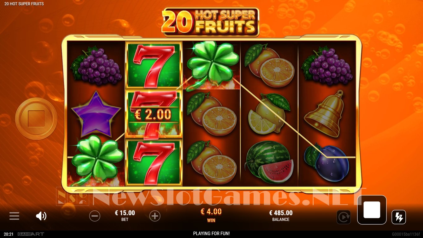 20 Hot Super Fruits Slot Slot Image in Demo - pic. 9