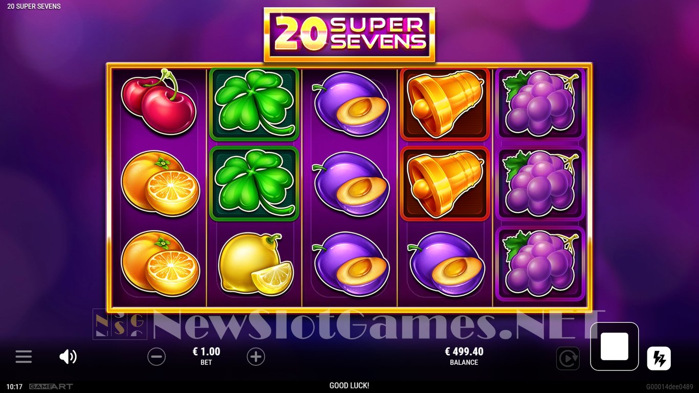 20 Super Sevens Slot Slot Image in Demo - pic. 2