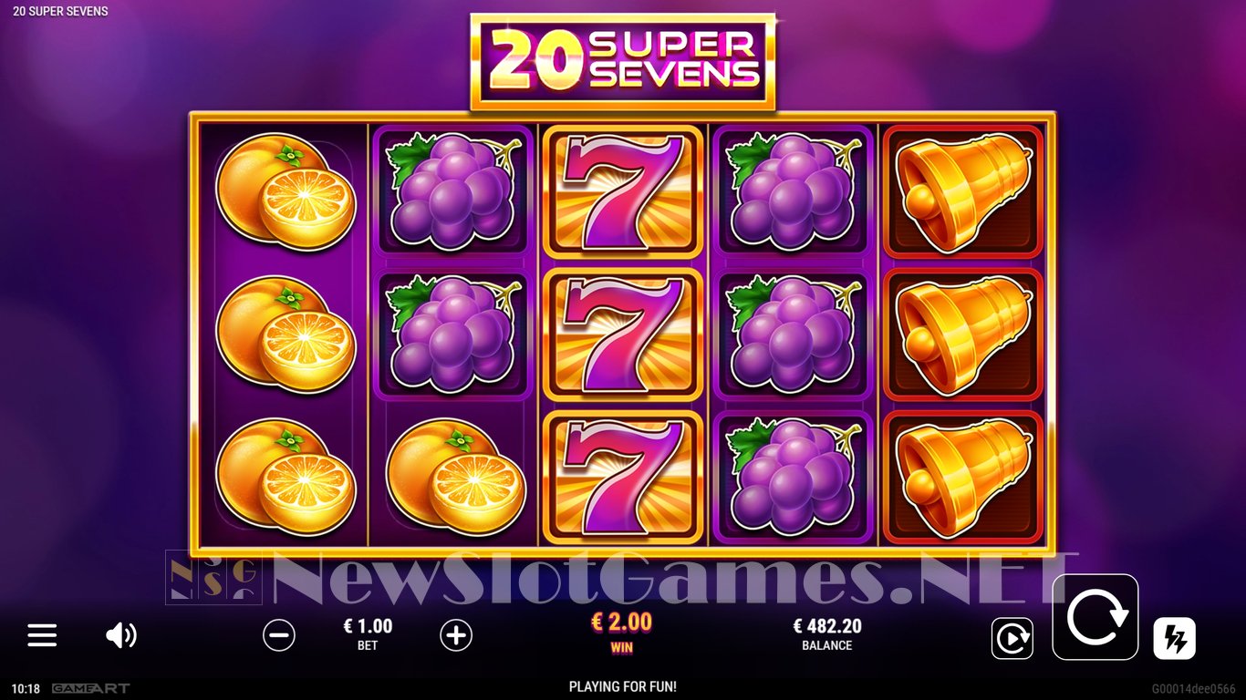 20 Super Sevens Slot Slot Image in Demo - pic. 4