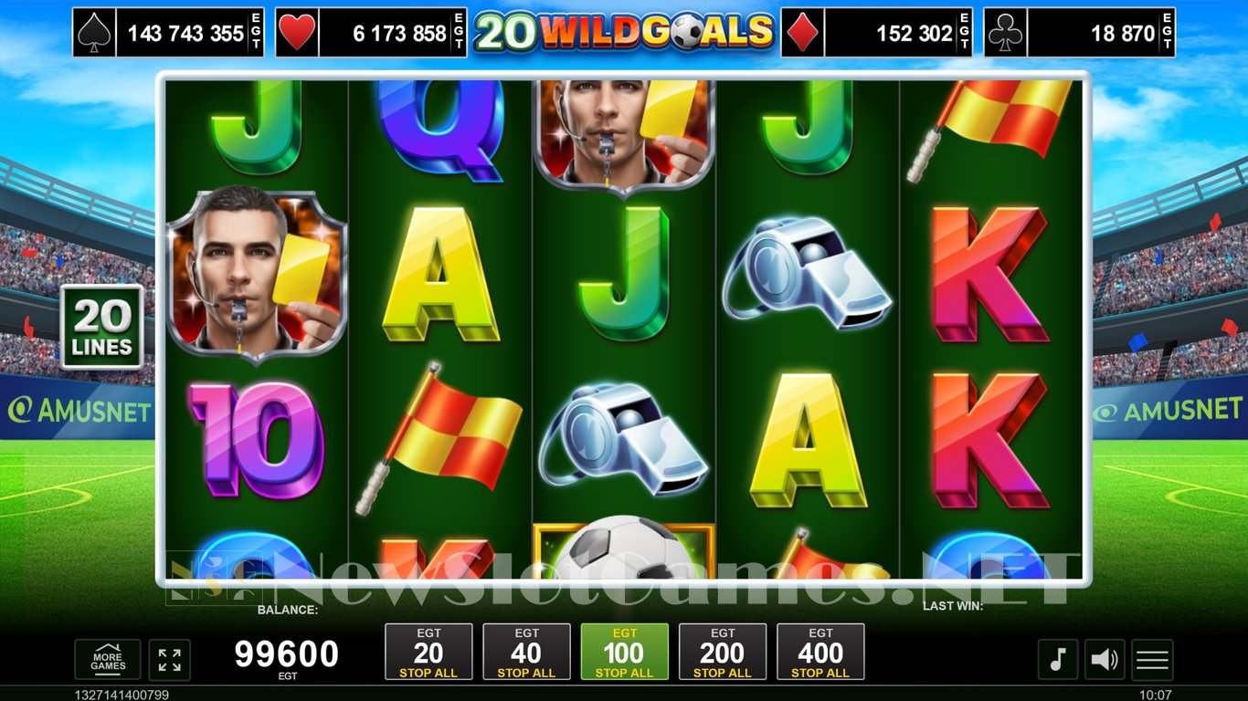 20 Wild Goals Slot Slot Image in Demo - pic. 2