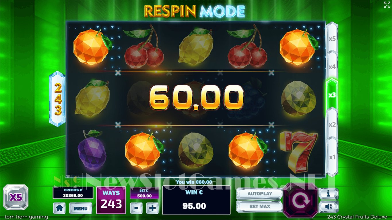243 Crystal Fruits Deluxe Slot Slot Image in Demo - pic. 2