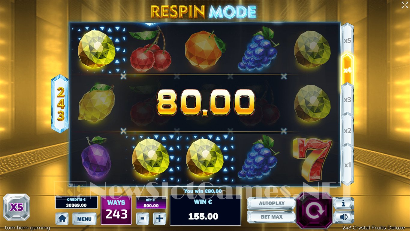243 Crystal Fruits Deluxe Slot Slot Image in Demo - pic. 4