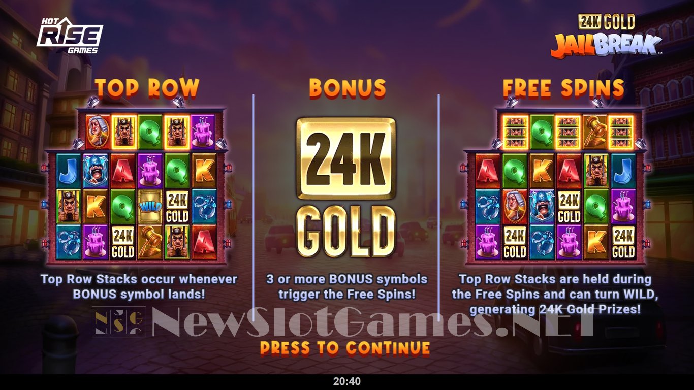 24K Gold JailBreak Slot Demo Image
