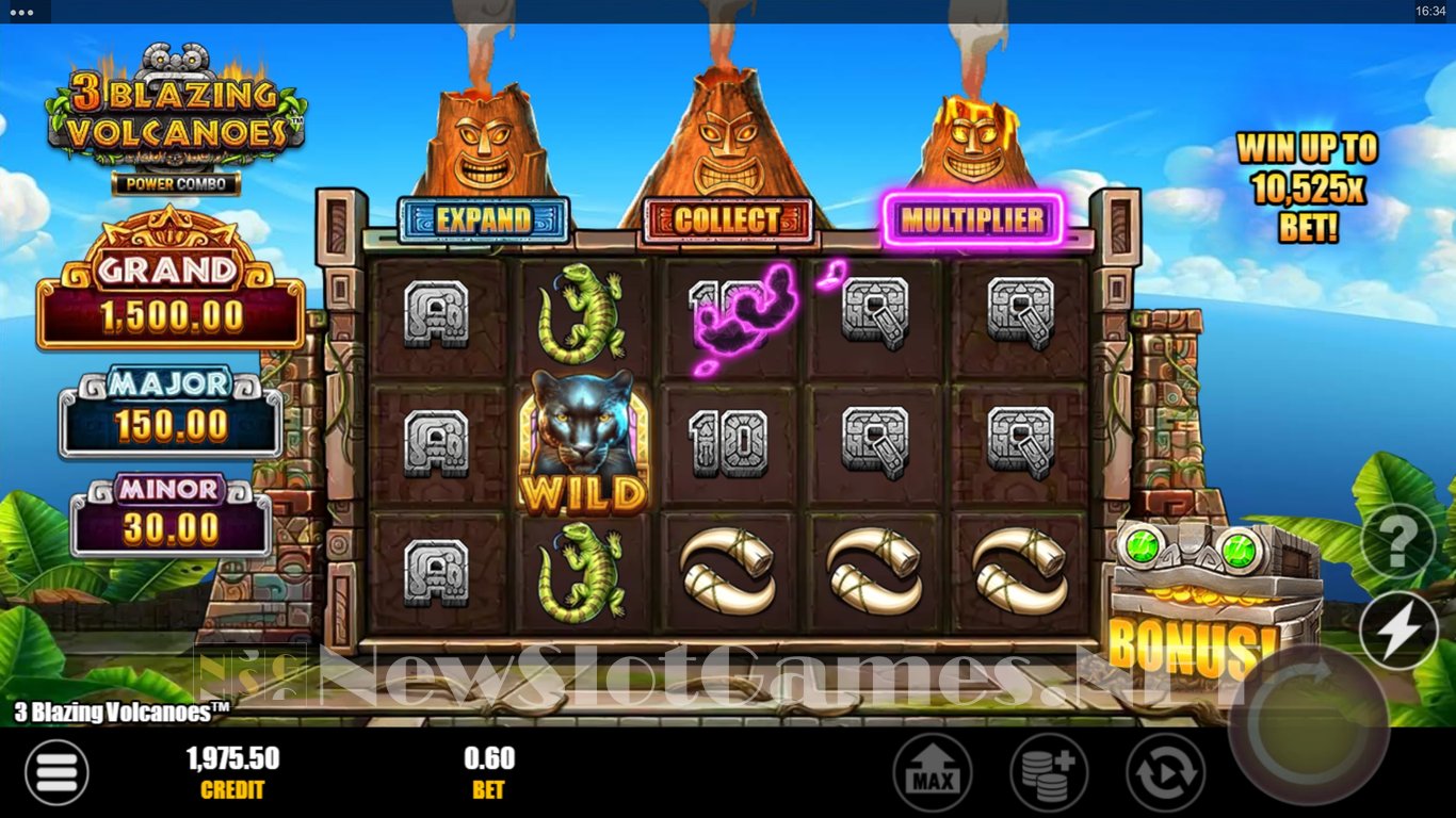 3 Blazing Volcanoes Power Combo Slot Slot Image in Demo - pic. 4