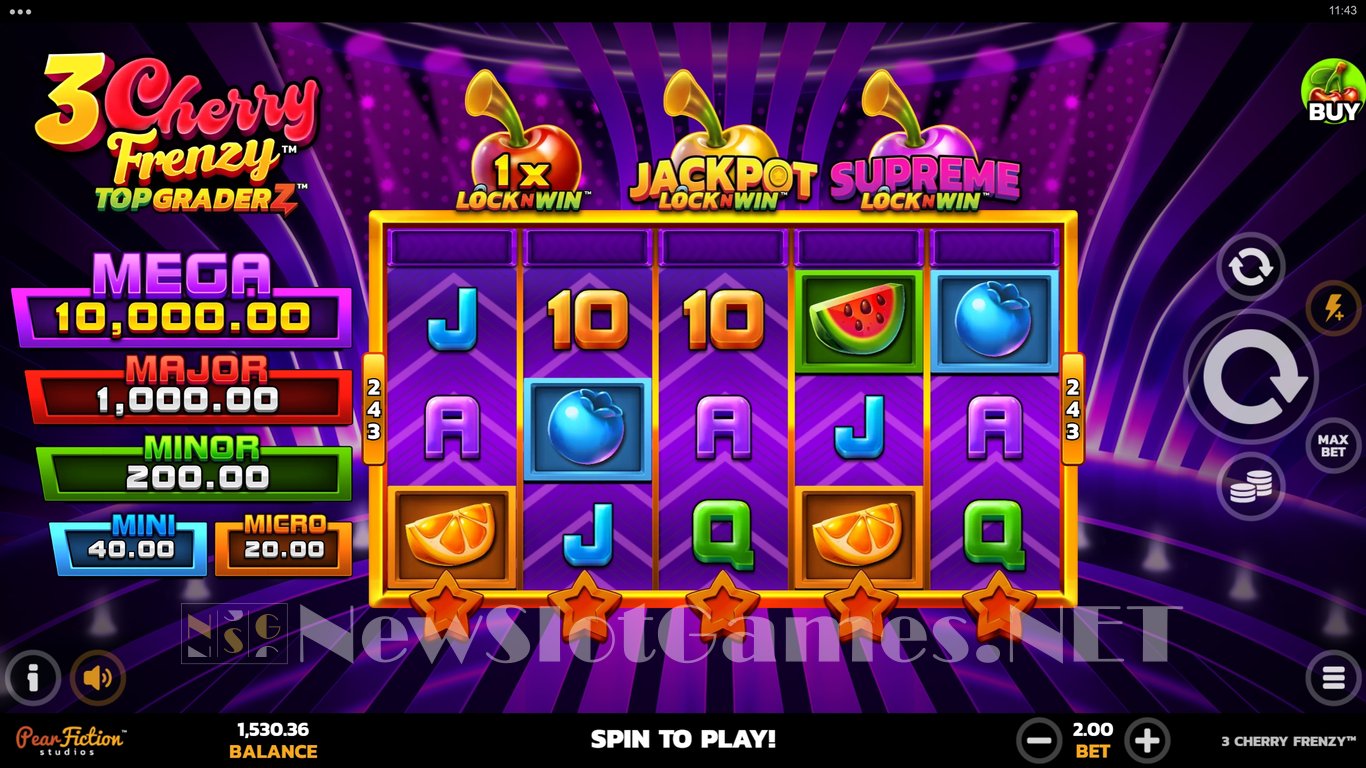 3 Cherry Frenzy Slot Demo Image