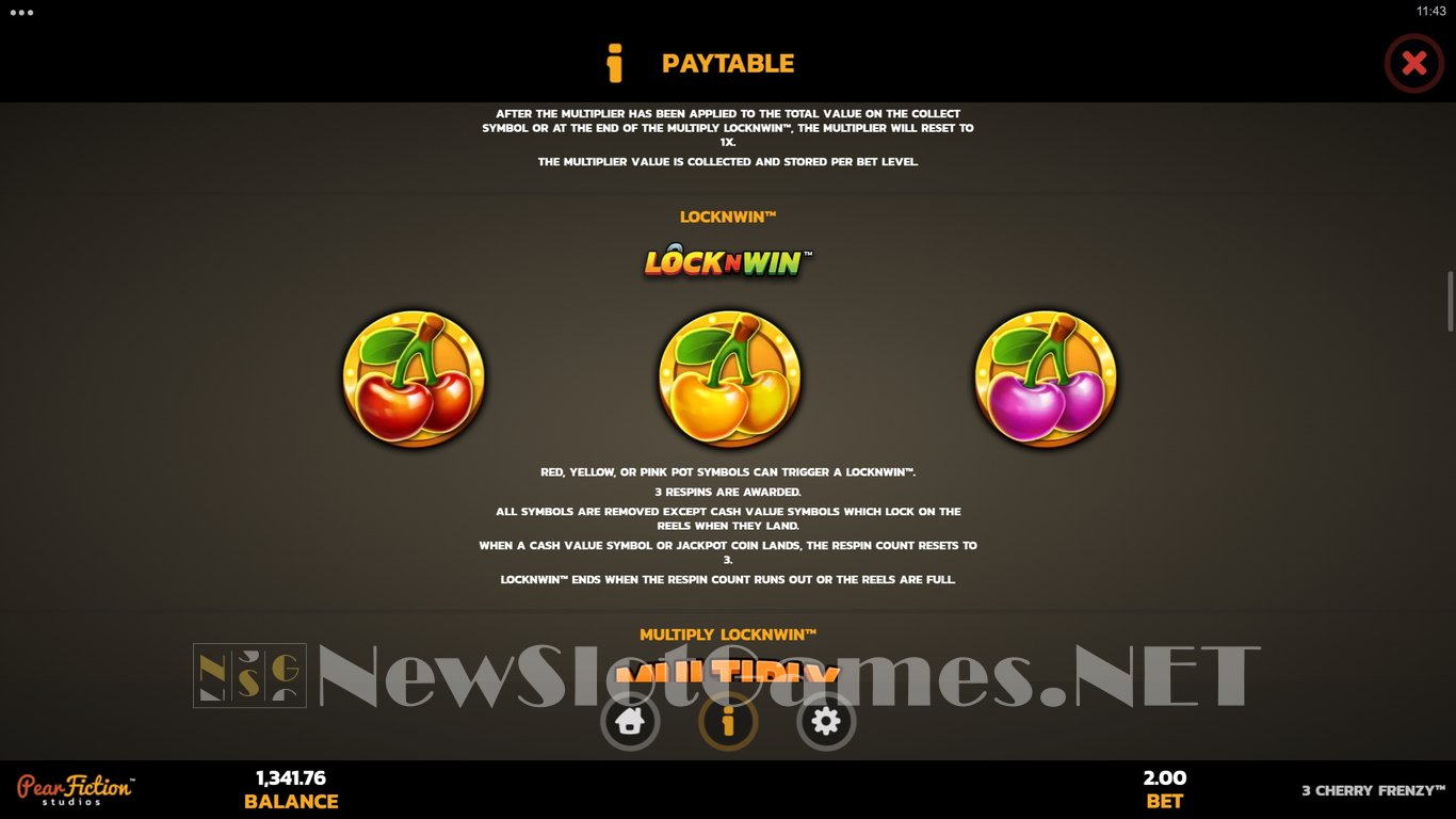 3 Cherry Frenzy Slot Slot Image in Demo - pic. 11