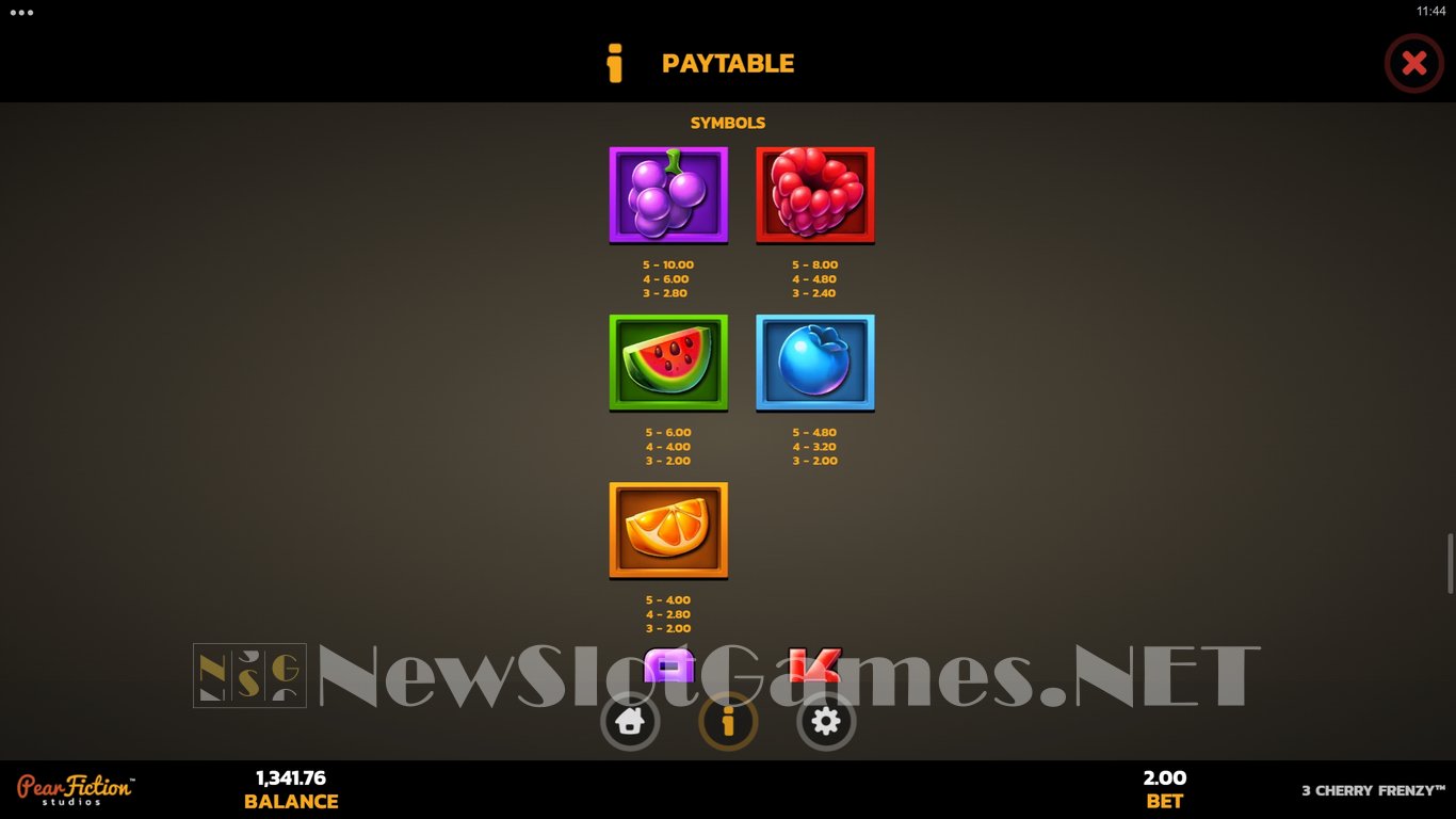 3 Cherry Frenzy Slot Slot Image in Demo - pic. 12