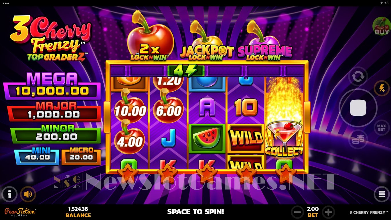 3 Cherry Frenzy Slot Slot Image in Demo - pic. 3