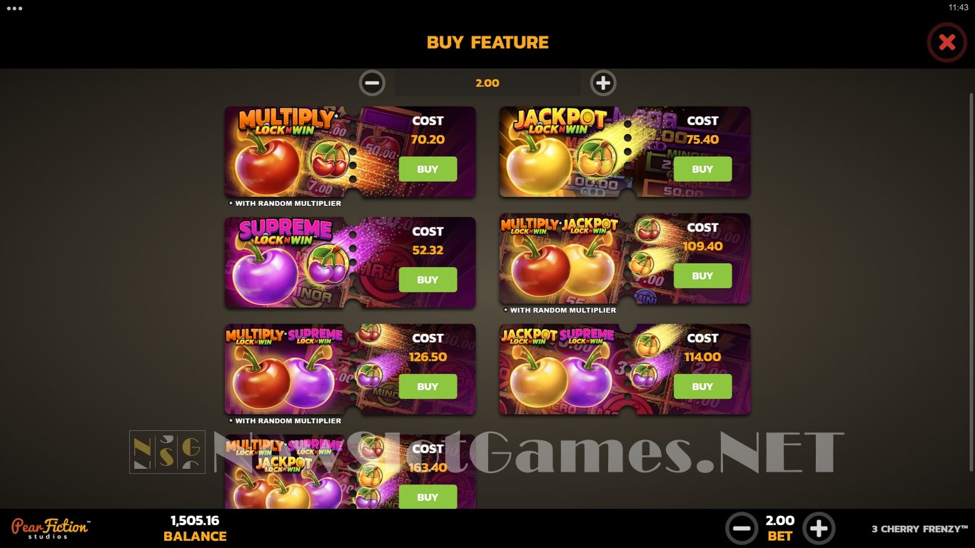 3 Cherry Frenzy Slot Slot Image in Demo - pic. 7