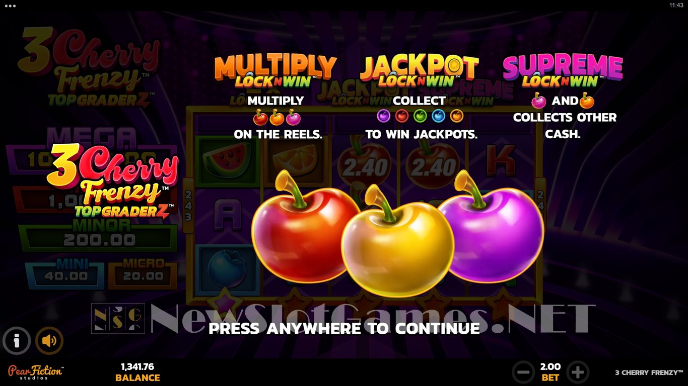 3 Cherry Frenzy Slot Slot Image in Demo - pic. 9